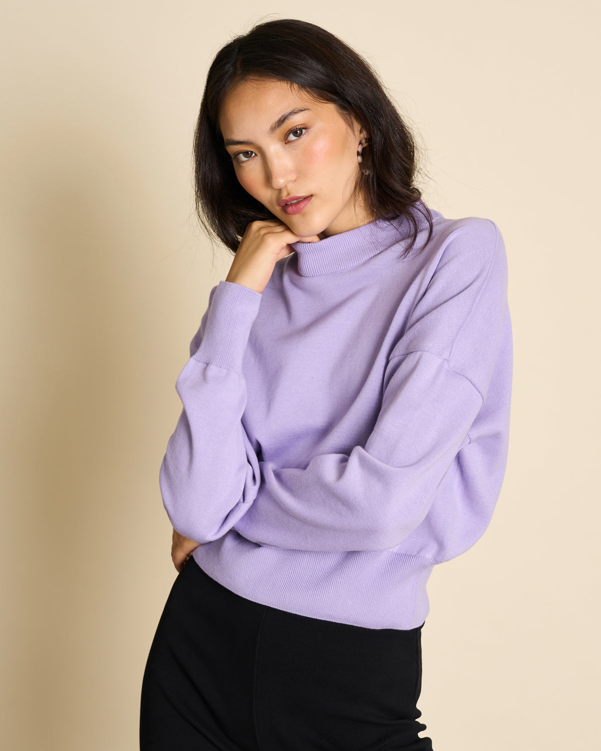 JUMPER YIN LAVENDER GOTS JAN N JUNE