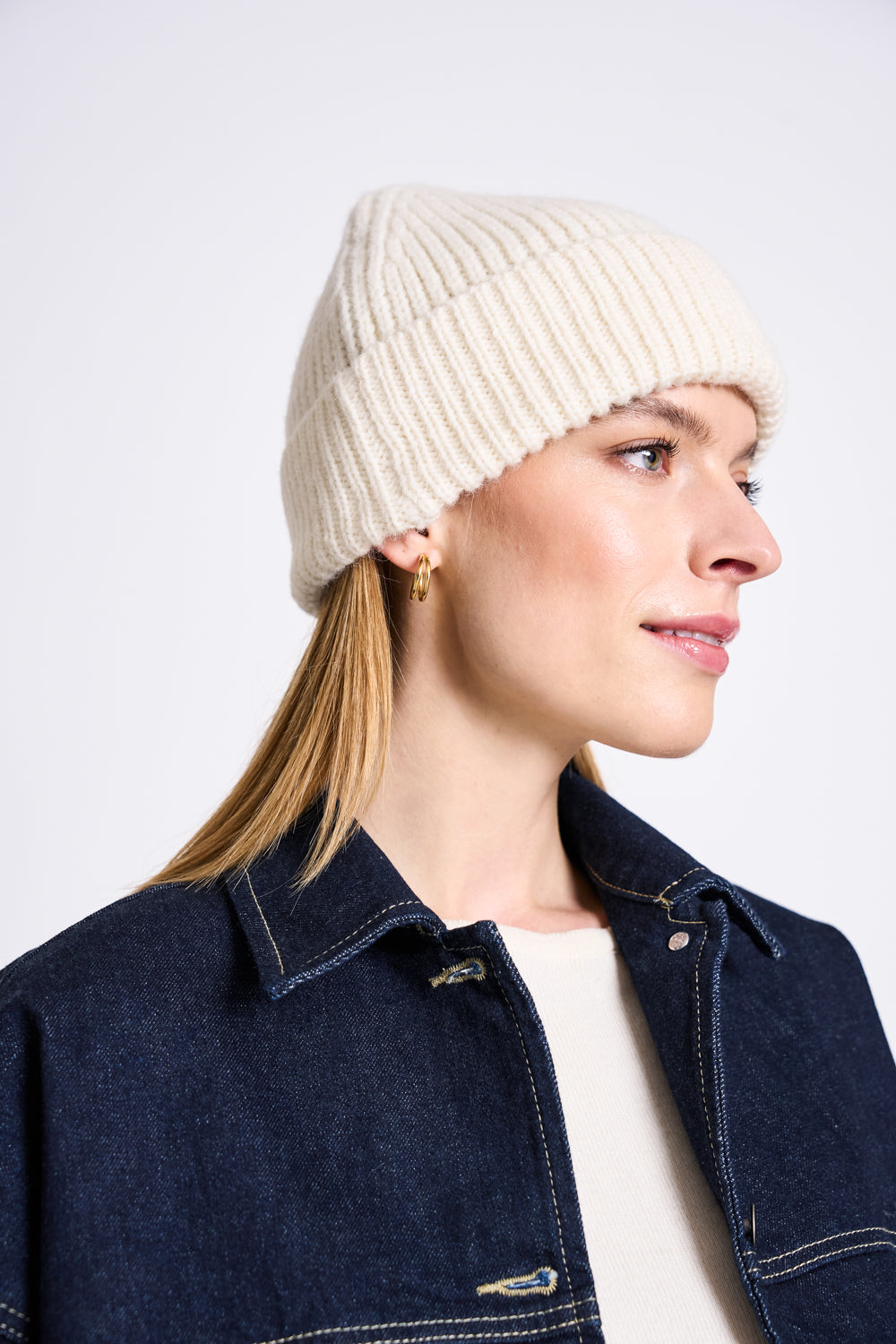 ALPACA MIX BEANIE JANYAS OFFWHITE