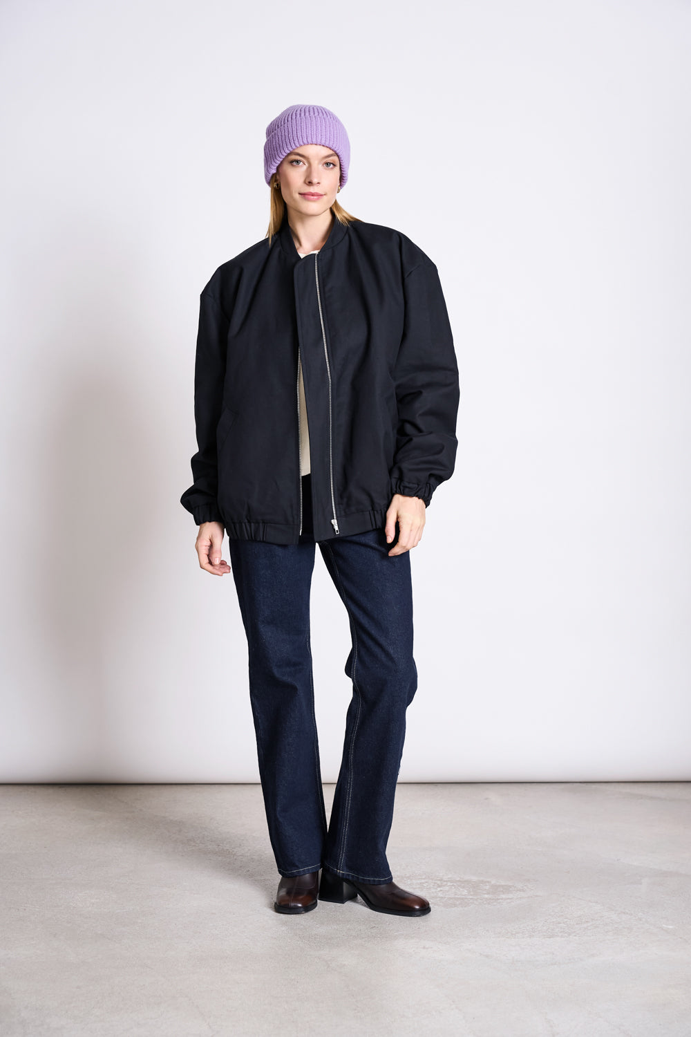 ALPACA MIX BEANIE JANYAS LAVENDER