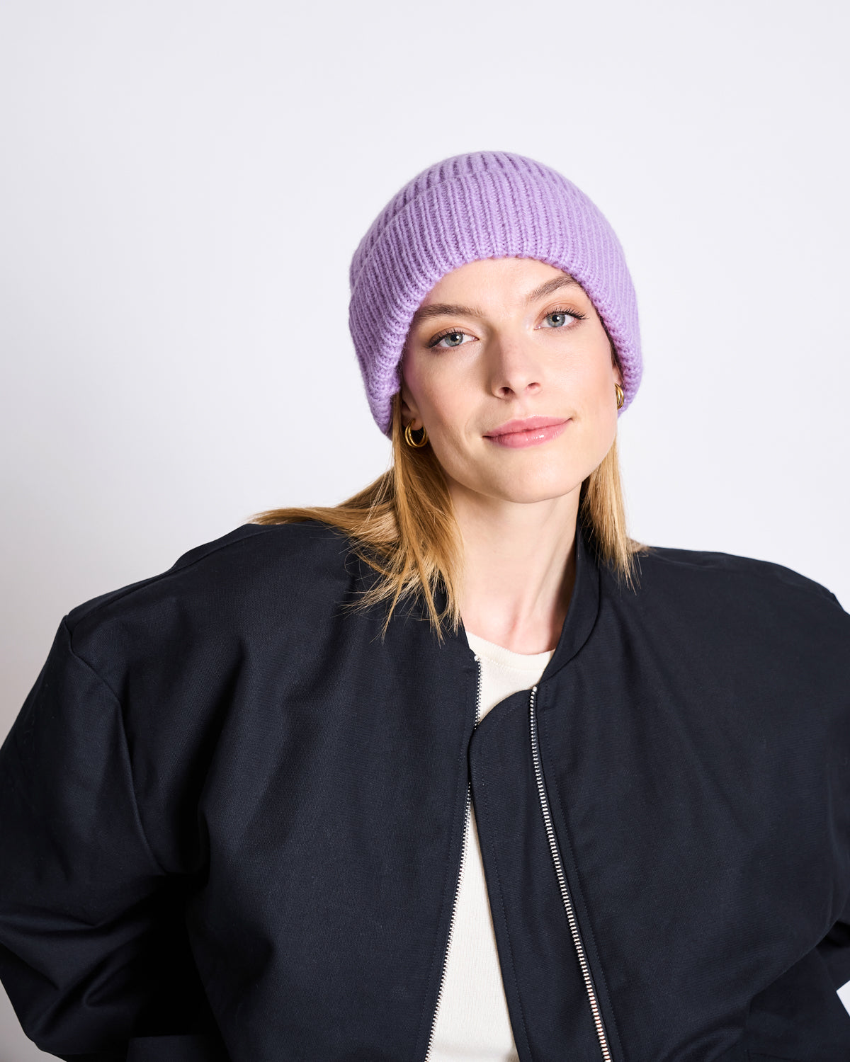 ALPACA MIX BEANIE JANYAS LAVENDER