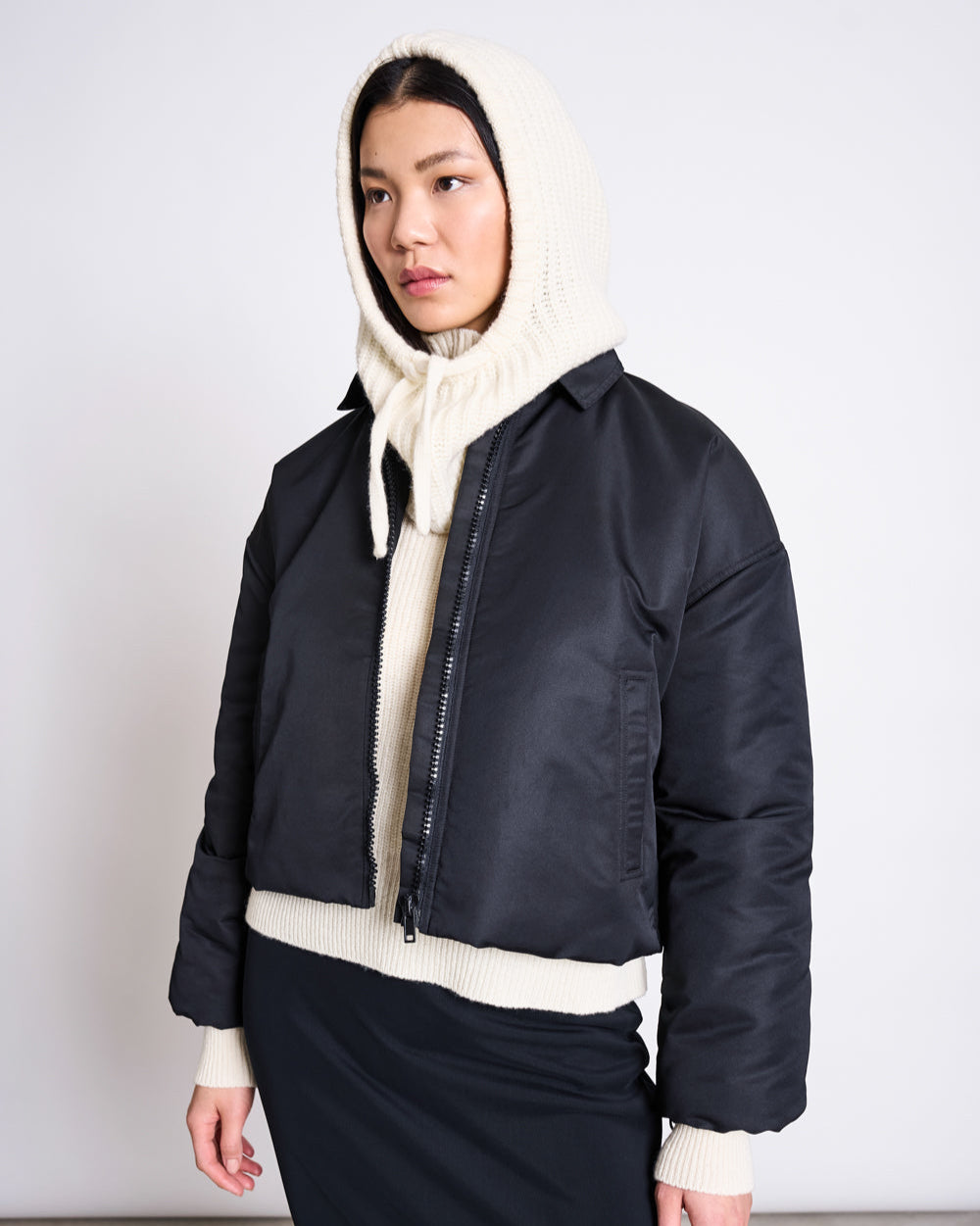 BALACLAVA WOOLY PIOGGIA OFFWHITE GOTS
