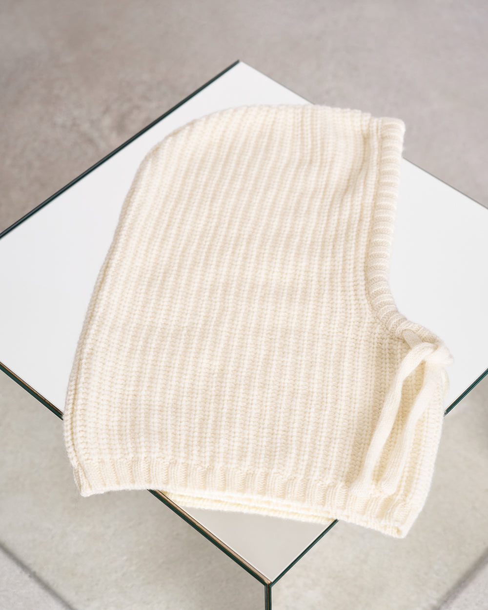 BALACLAVA WOOLY PIOGGIA OFFWHITE GOTS