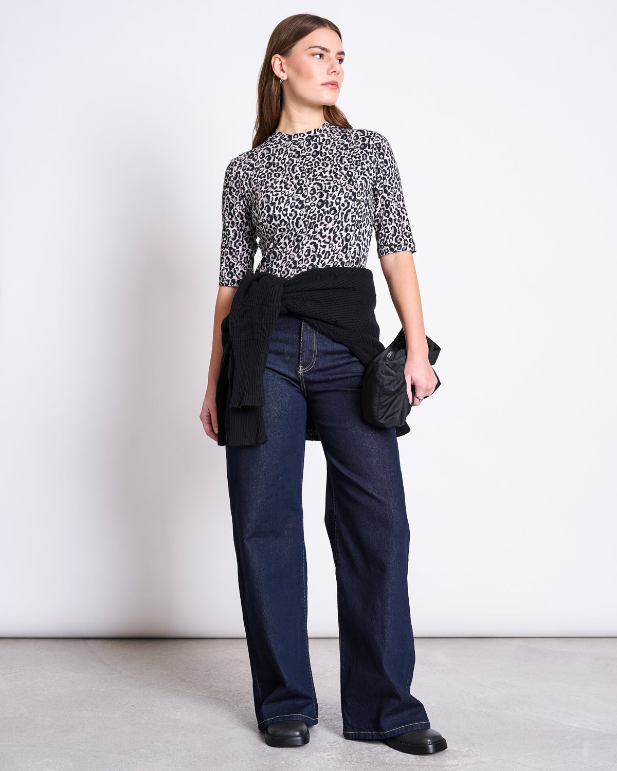 ORGANIC COTTON T-SHIRT NINA LEO PRINT GOTS