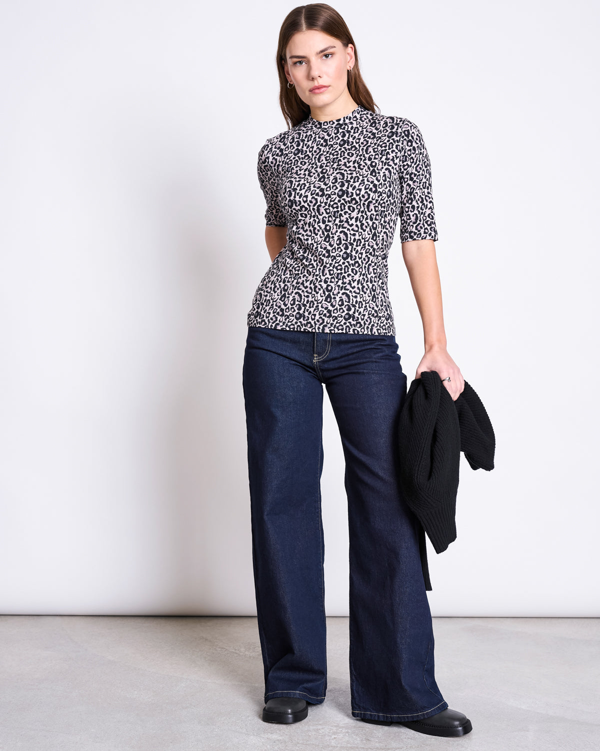 ORGANIC COTTON T-SHIRT NINA LEO PRINT GOTS