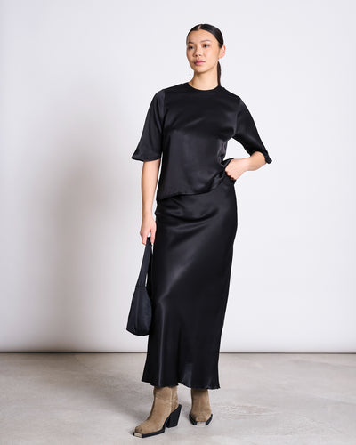 SILKY SHIRT NAMORA BLACK
