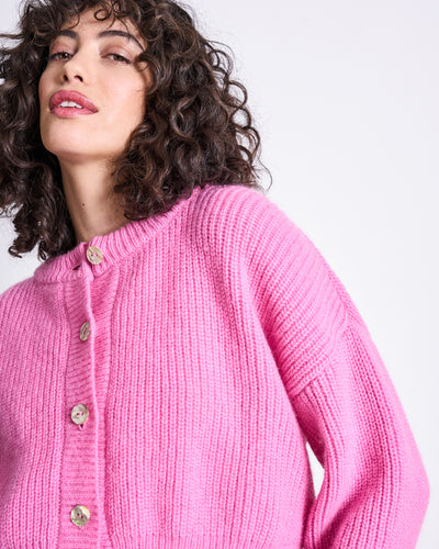 WOOLY CARDIGAN BENI BONBON PINK