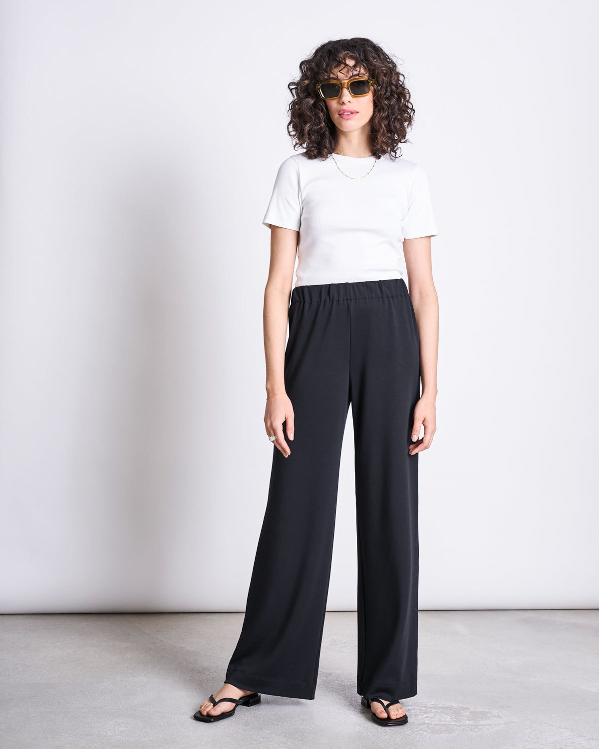 WIDE PANTS KISO BLACK Pants jan-n-june 1