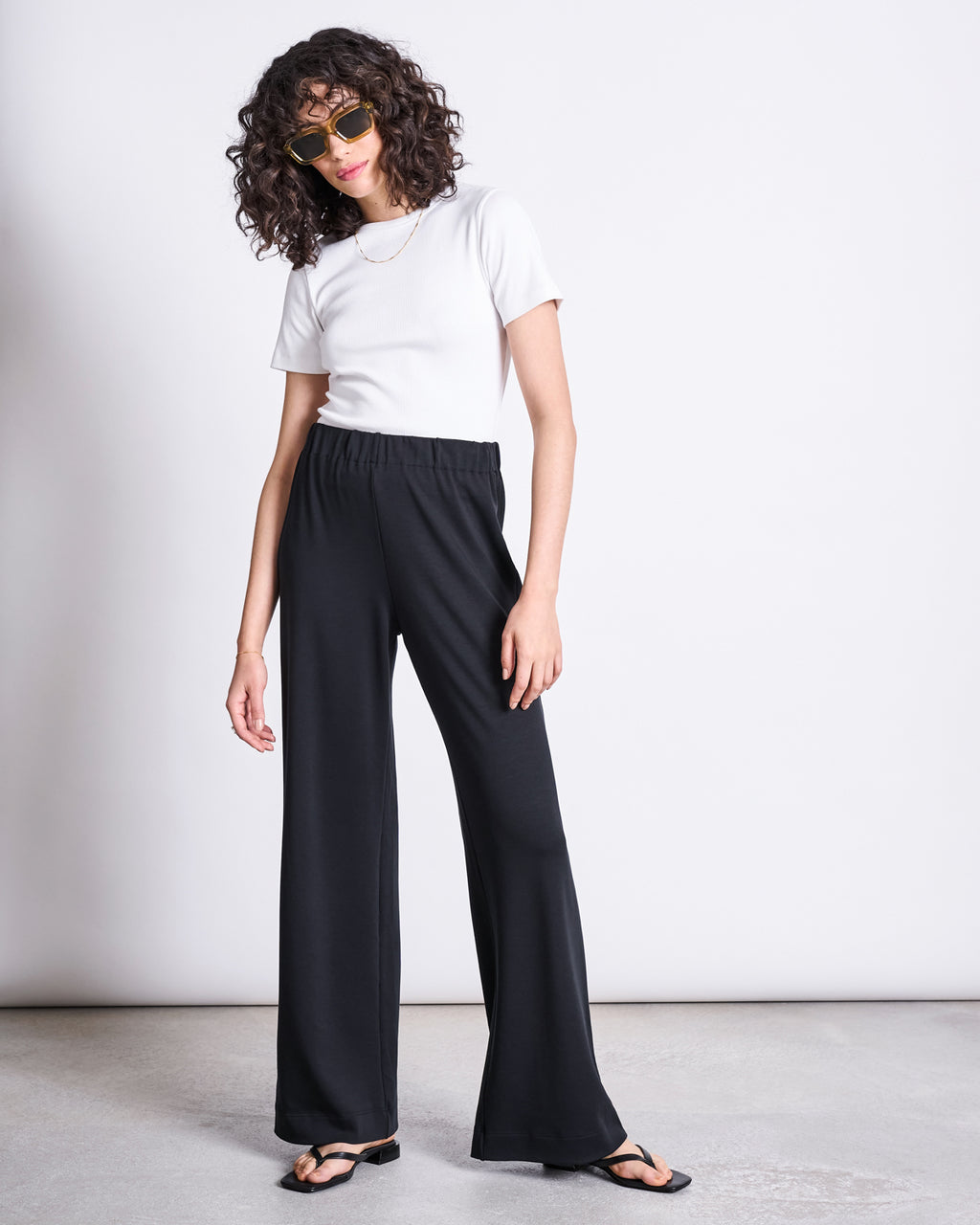 WIDE PANTS KISO BLACK Pants jan-n-june 2