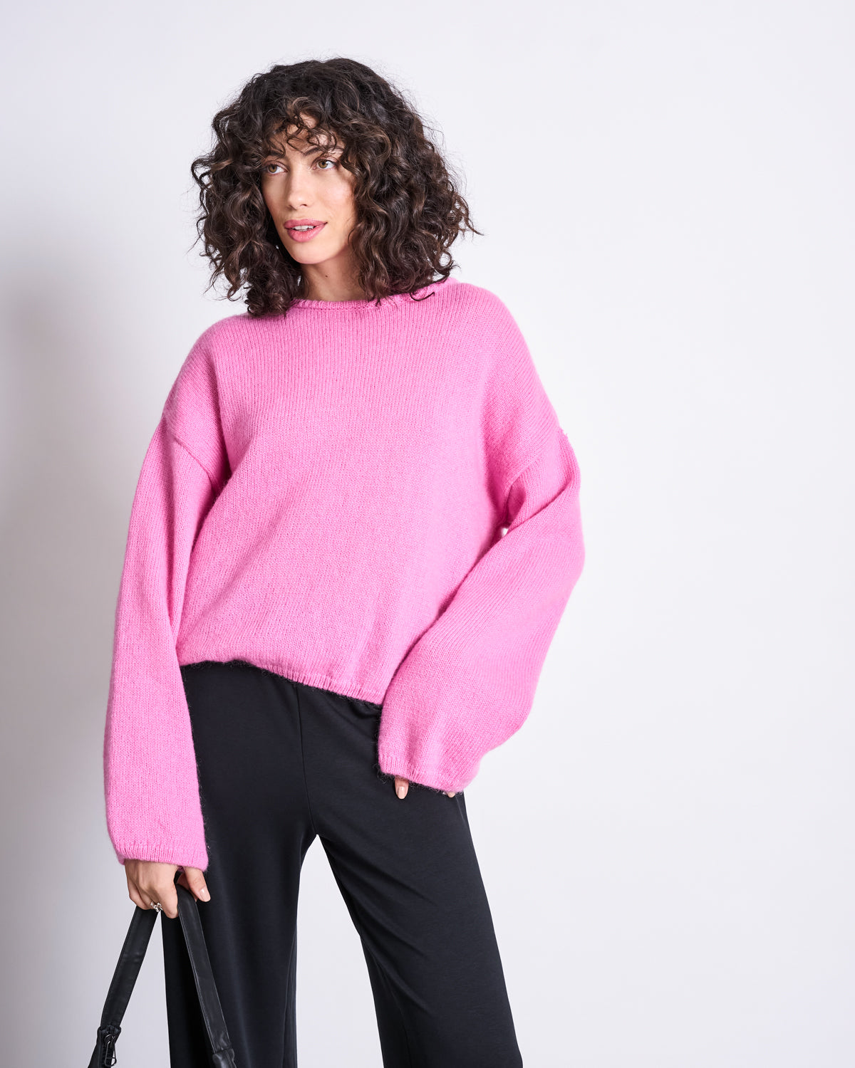 WOOLY KNIT JUMPER LEJAK BONBON PINK