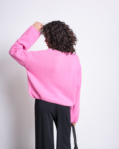 WOOLY KNIT JUMPER LEJAK BONBON PINK