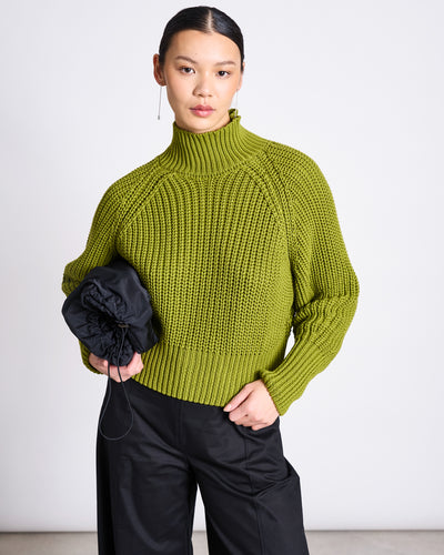 JUMPER OLA MOSSY PEAR GOTS