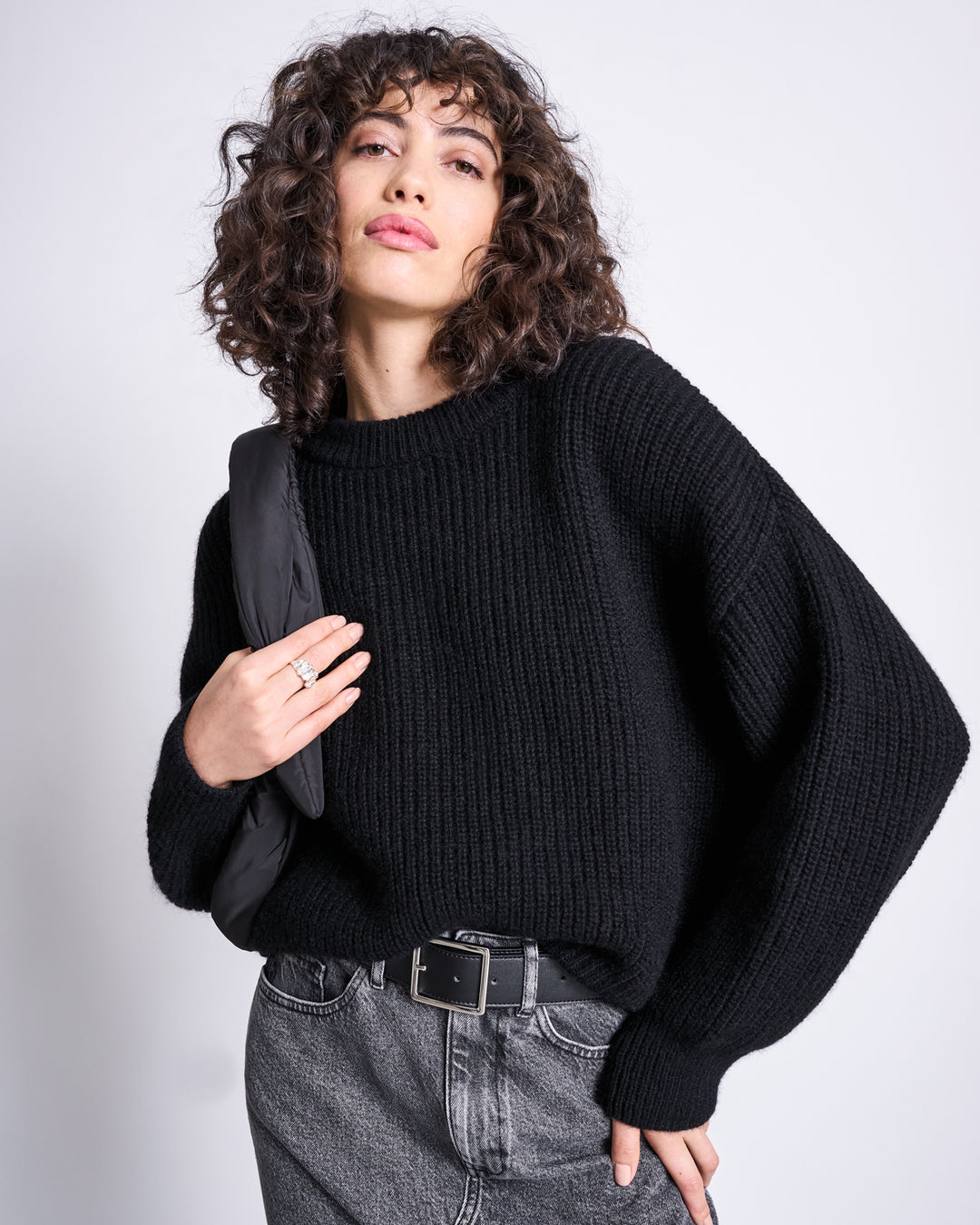 WOOLY JUMPER ANI BLACK – JAN 'N JUNE