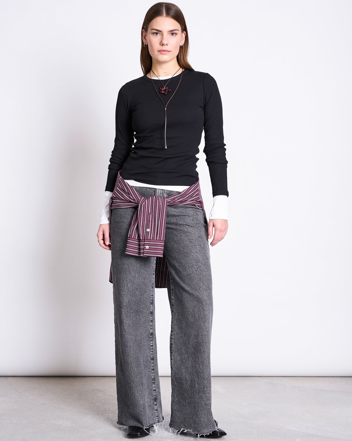 RIB LONGSLEEVE RAVA BLACK