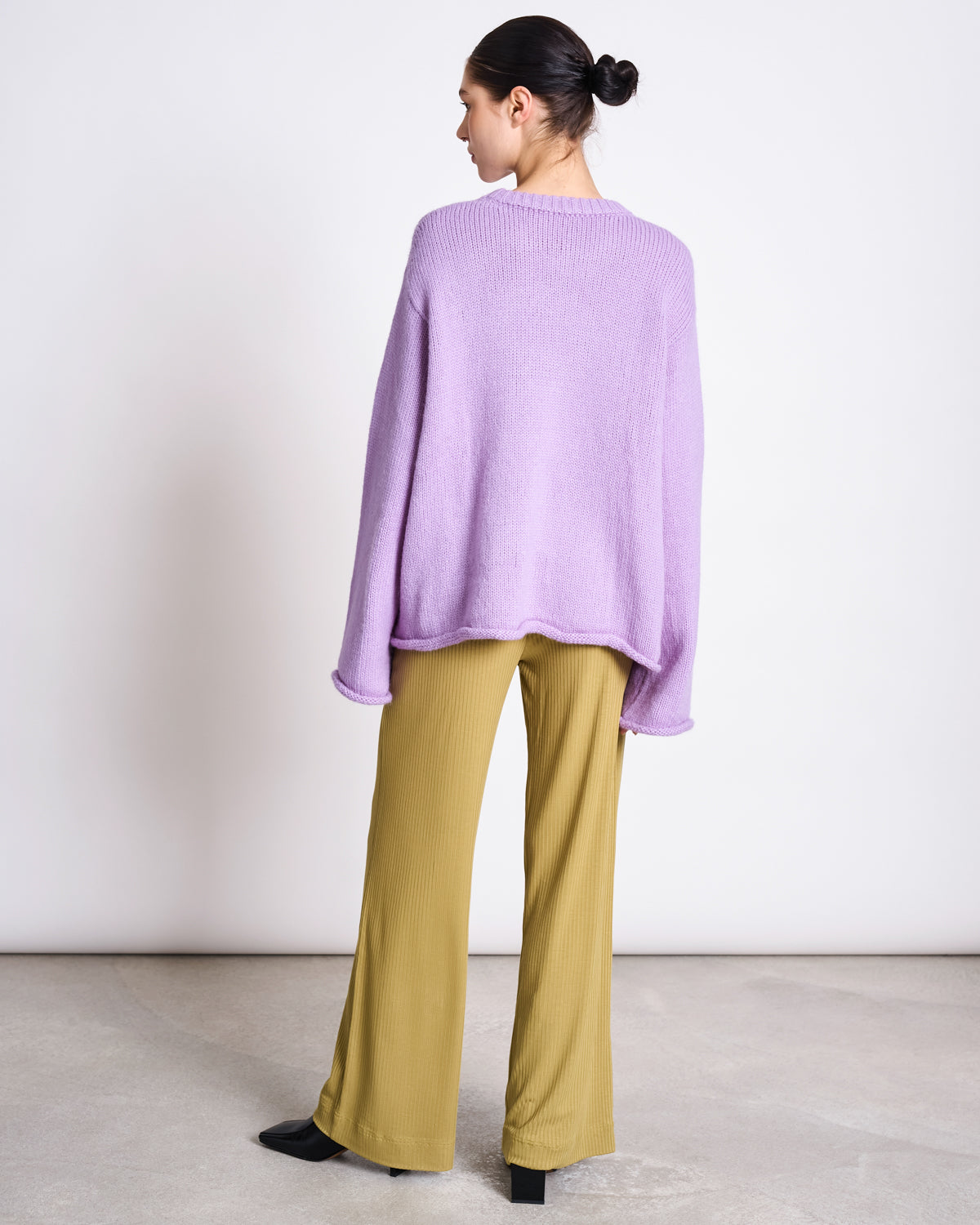 OVERSIZED ALPACA MIX JUMPER WOOLY SONA LAVENDER