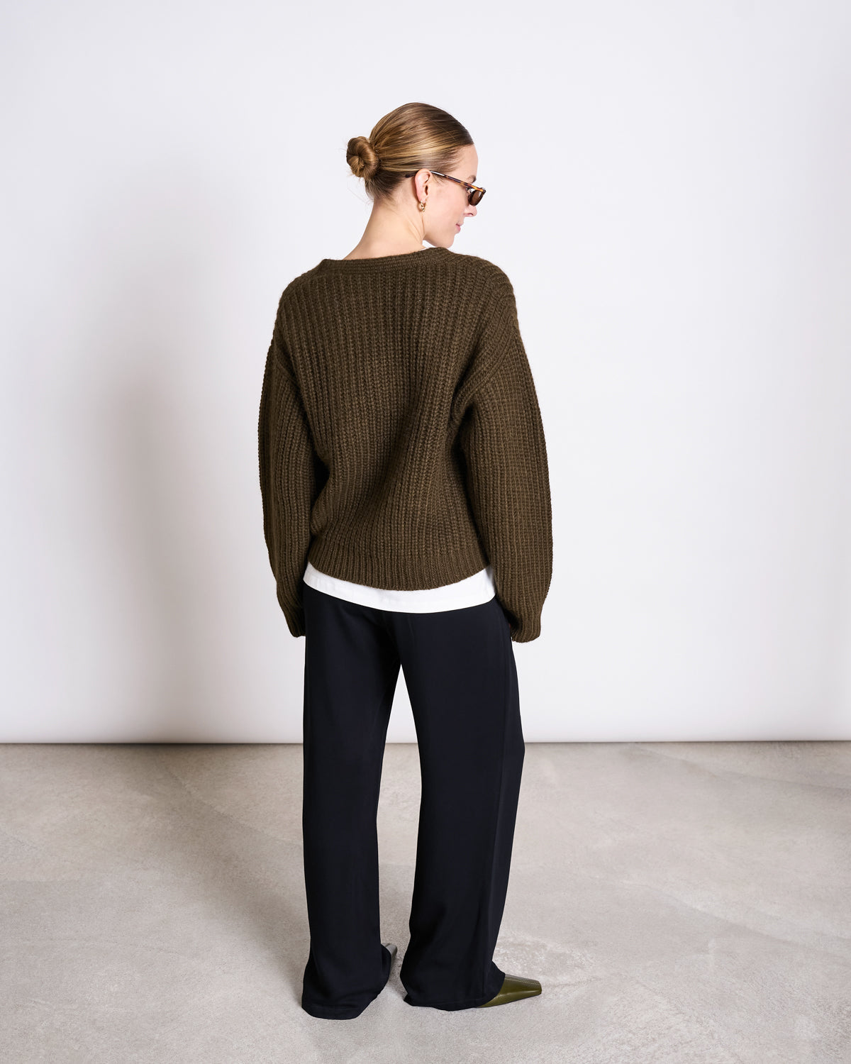 ALPACA MIX CARDIGAN WOOLY LENA ROSEMARY