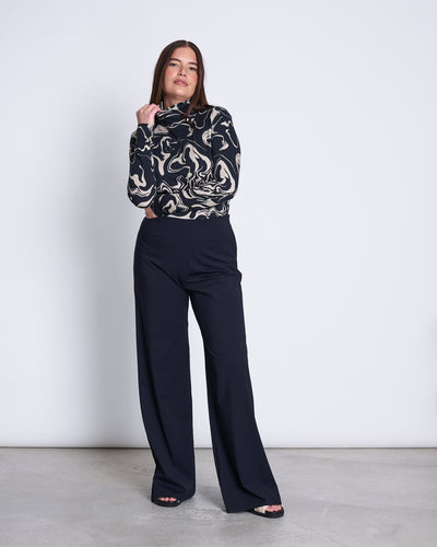 TURTLE NECK MIO BLACK WAVES