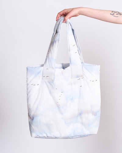 PADDED SHOPPER SMOL CLOUD PRINT
