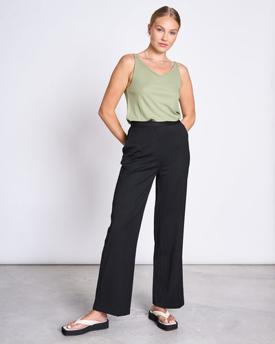 SLIP TOP TRIANGLE PALE OLIVE