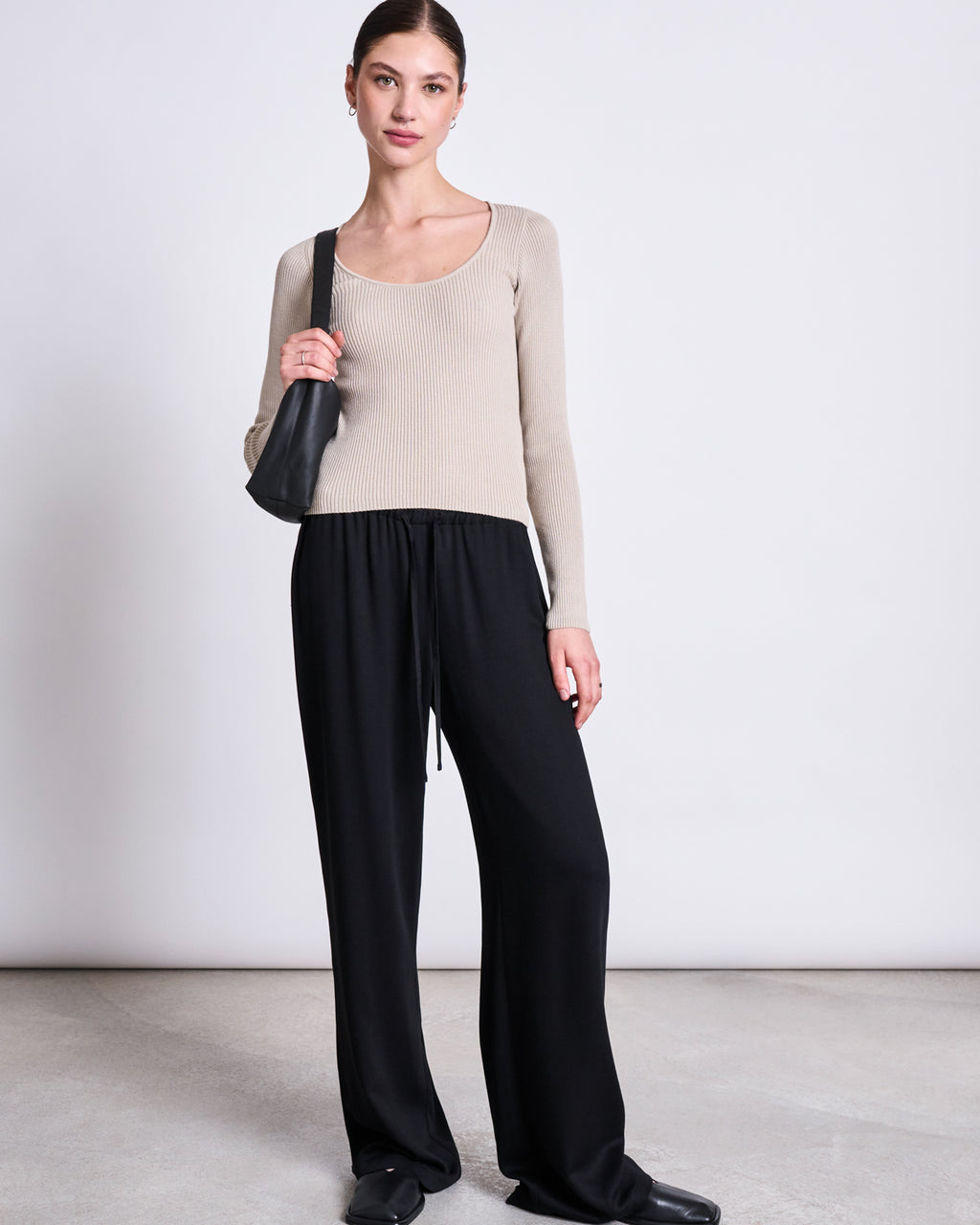 KNIT LONGSLEEVE TIGE IVORY GOTS Longsleeve jan-n-june 1