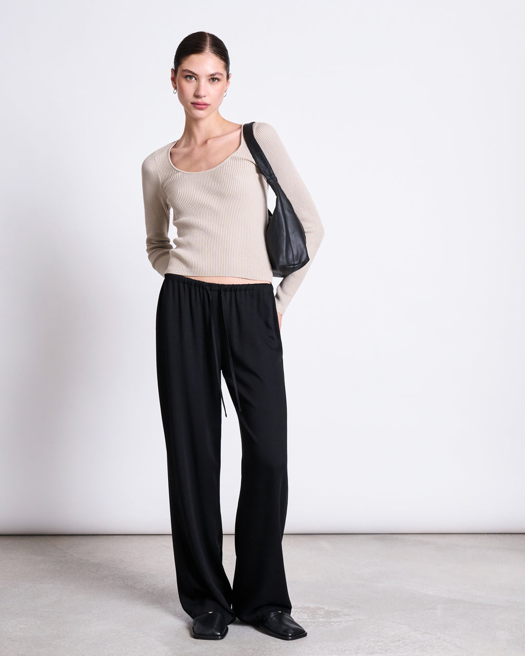 KNIT LONGSLEEVE TIGE IVORY GOTS Longsleeve jan-n-june 2