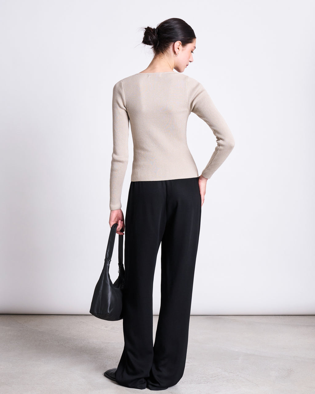 KNIT LONGSLEEVE TIGE IVORY GOTS Longsleeve jan-n-june 4