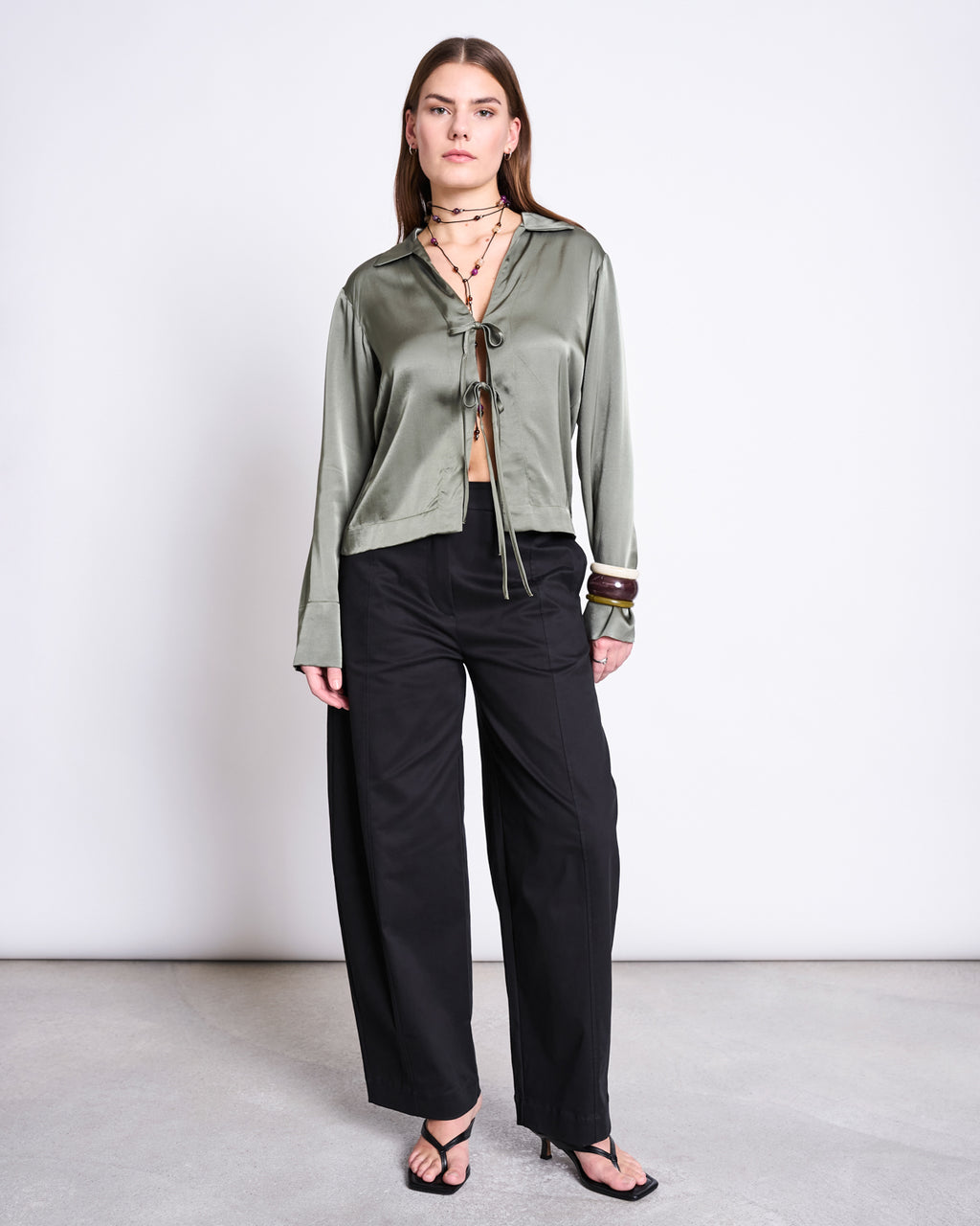 TIE BLOUSE KALUZ SEA SPRAY