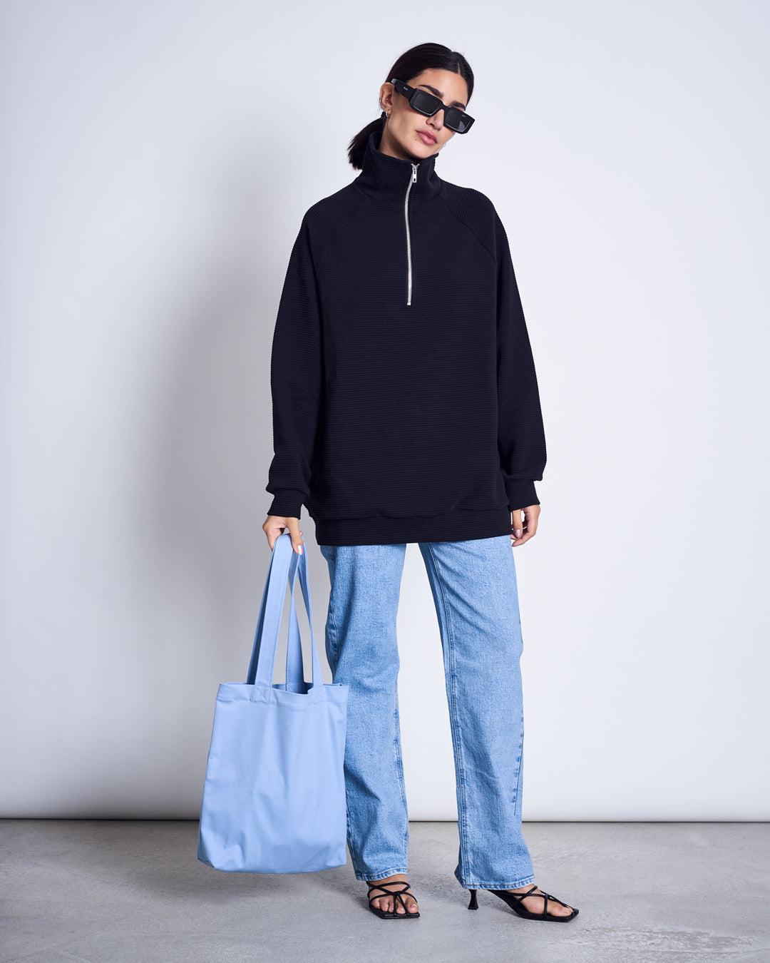 TOTE BAG LIGHT BLUE – JAN 'N JUNE