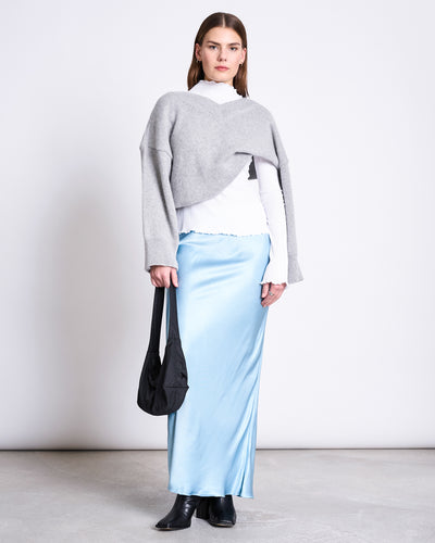 MAXI SKIRT SERIN RETRO BLUE