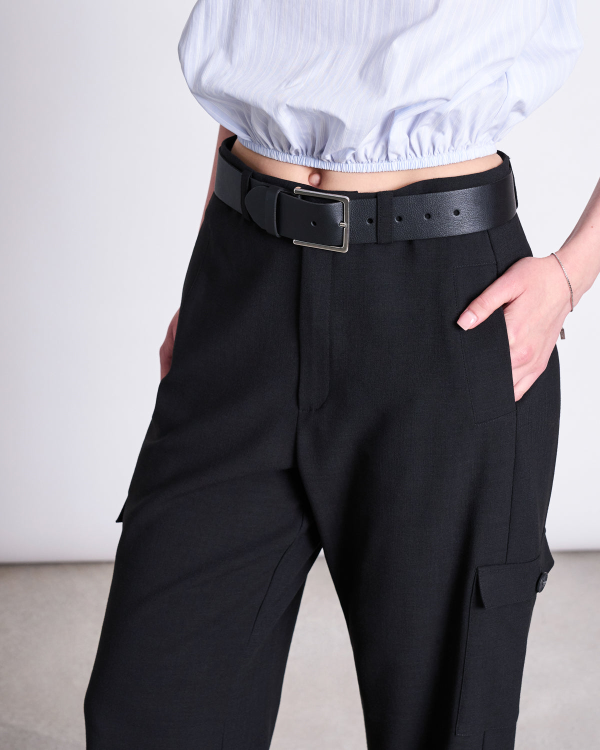 BELT FILSO BLACK SILVER