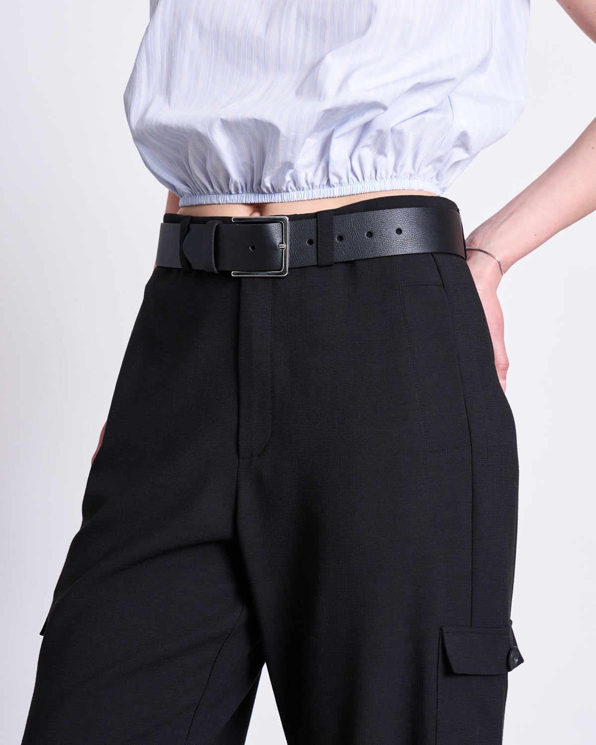 BELT FILSO BLACK SILVER