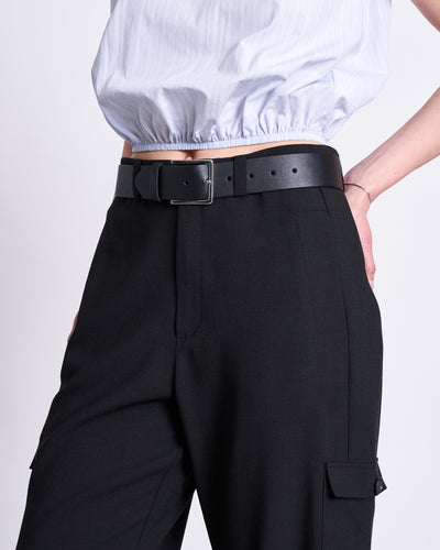 BELT FILSO BLACK SILVER