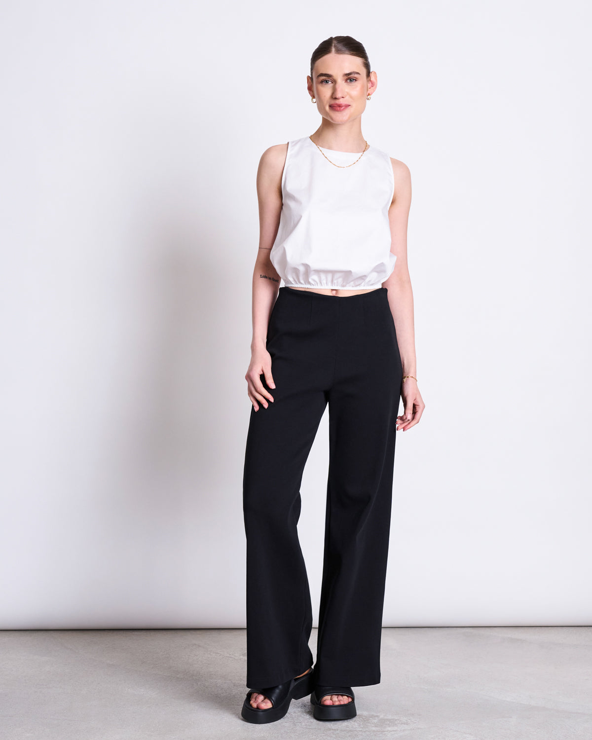 WIDE PANTS KOHRA BLACK GOTS