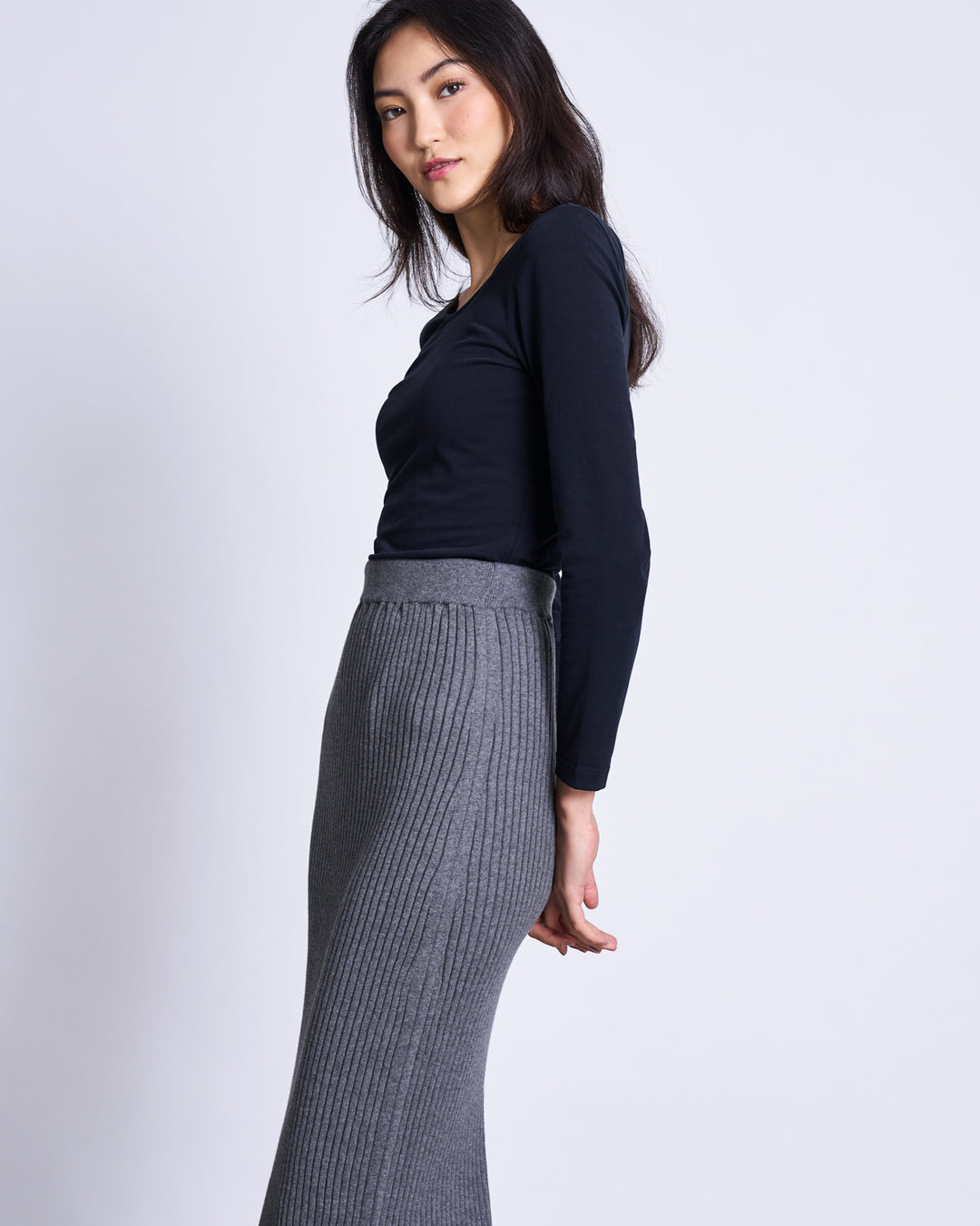 BALLERINA LONGSLEEVE LEON SOFT BLACK GOTS – JAN 'N JUNE