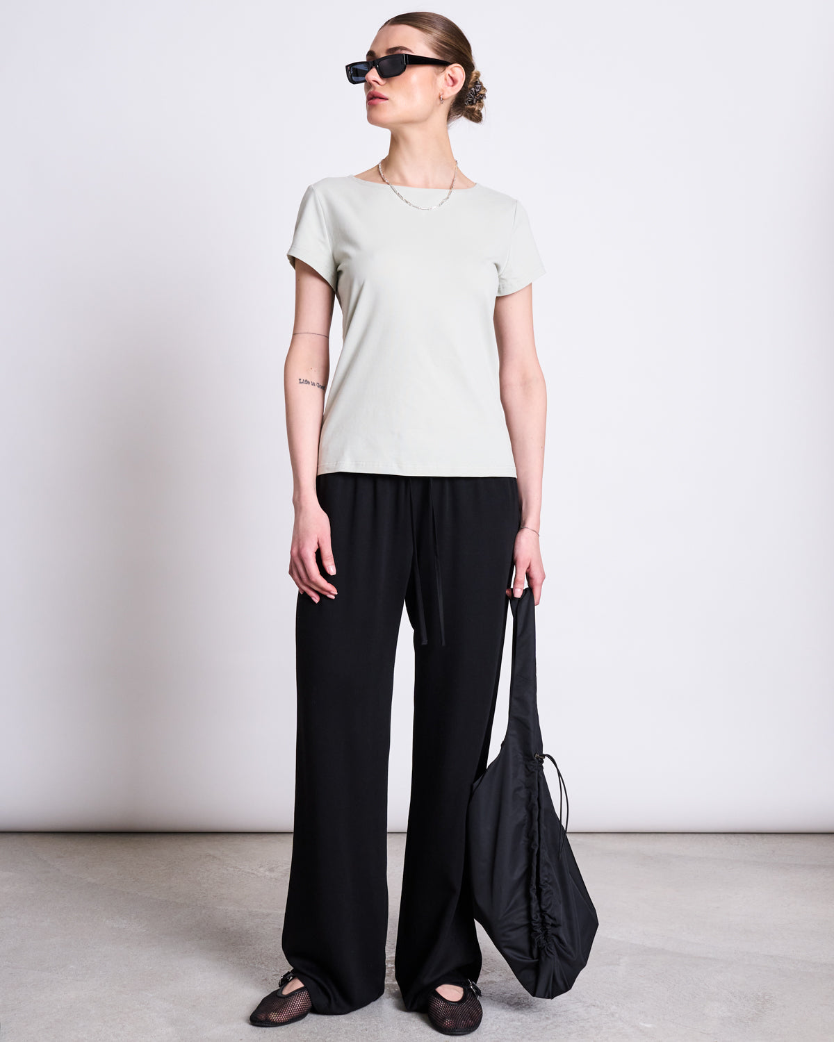 BRUSHED T-SHIRT OTTO VINTAGE LACE GOTS