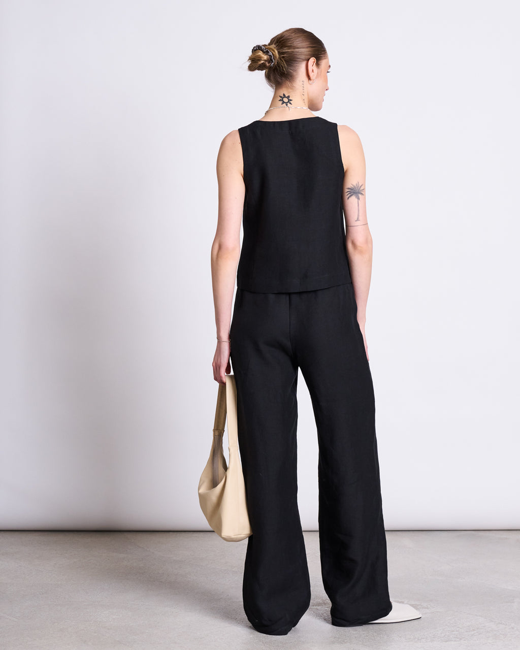 LINEN DRAWSTRING PANTS SJOV BLACK Pants jan-n-june 5