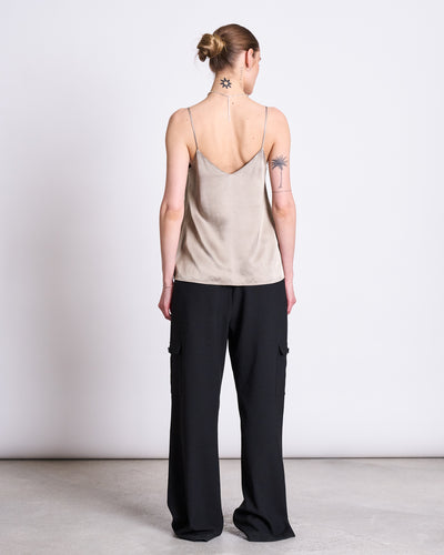 SLIP TOP MAUD SILVER GREY