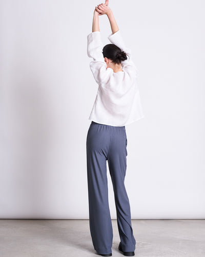 LYOCELL RIB PANTS SMILLA TURBULENCE