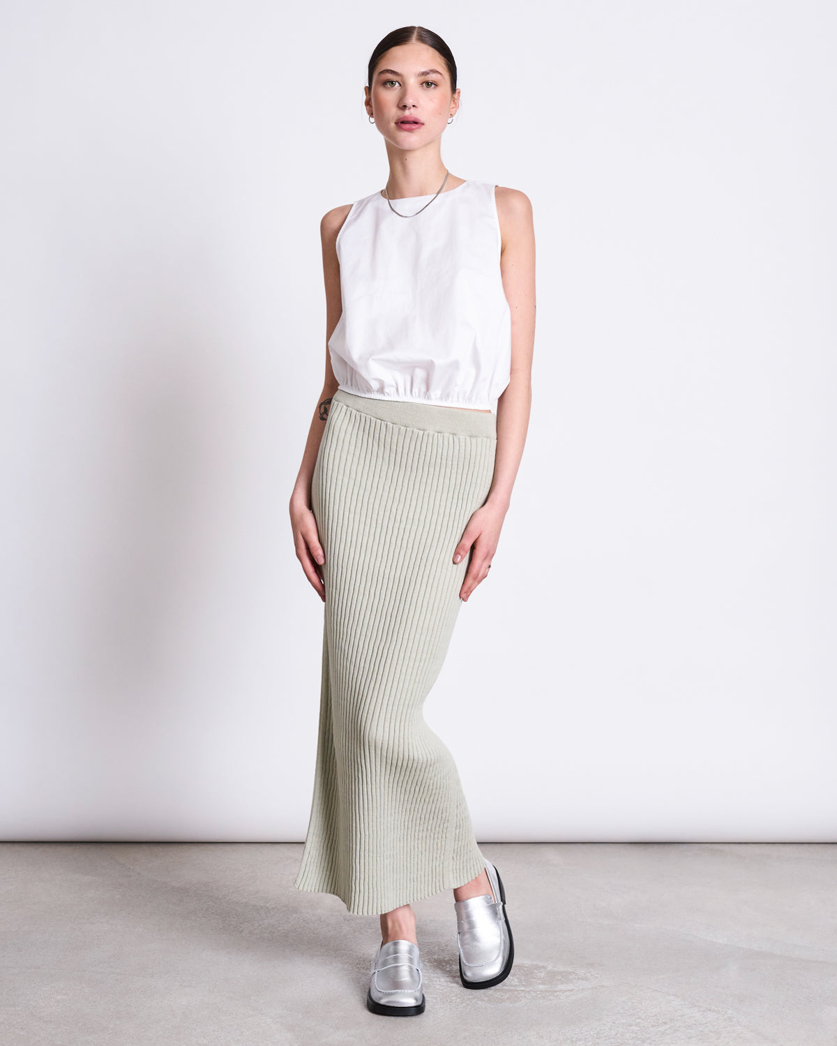 Knitted Lace　white　 Sonja Esbensen　レース レースアップスニーカーサンダル (3.5cm) | ファッション通販
