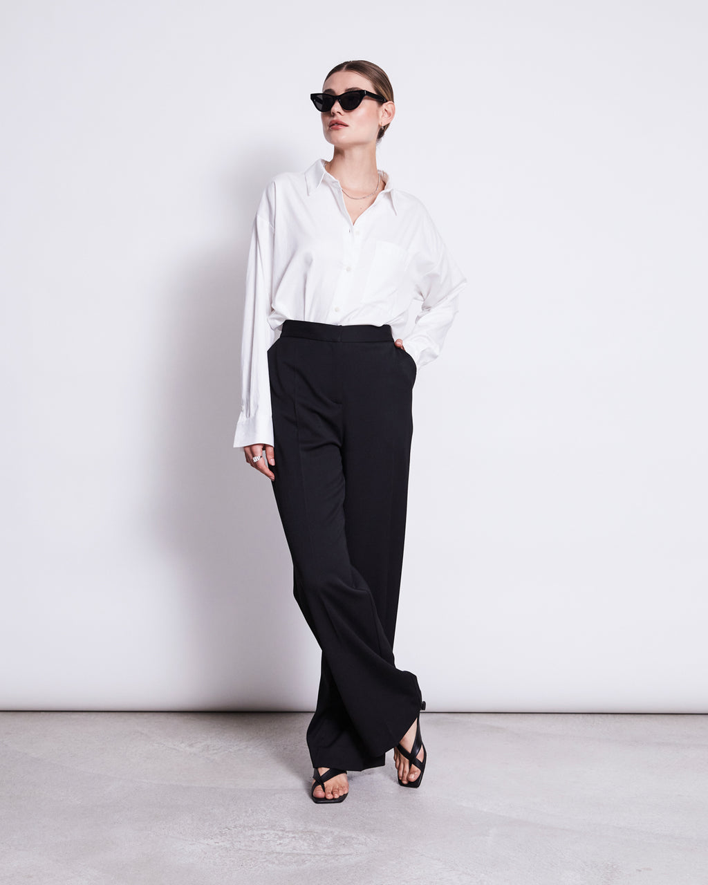 WIDE PANTS CORALIA BLACK Wide Pants jan-n-june 1