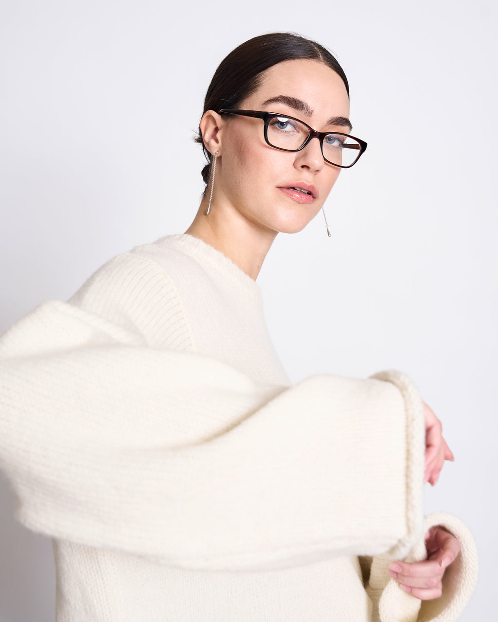 OVERSIZED ALPACA MIX JUMPER WOOLY SONA OFFWHITE