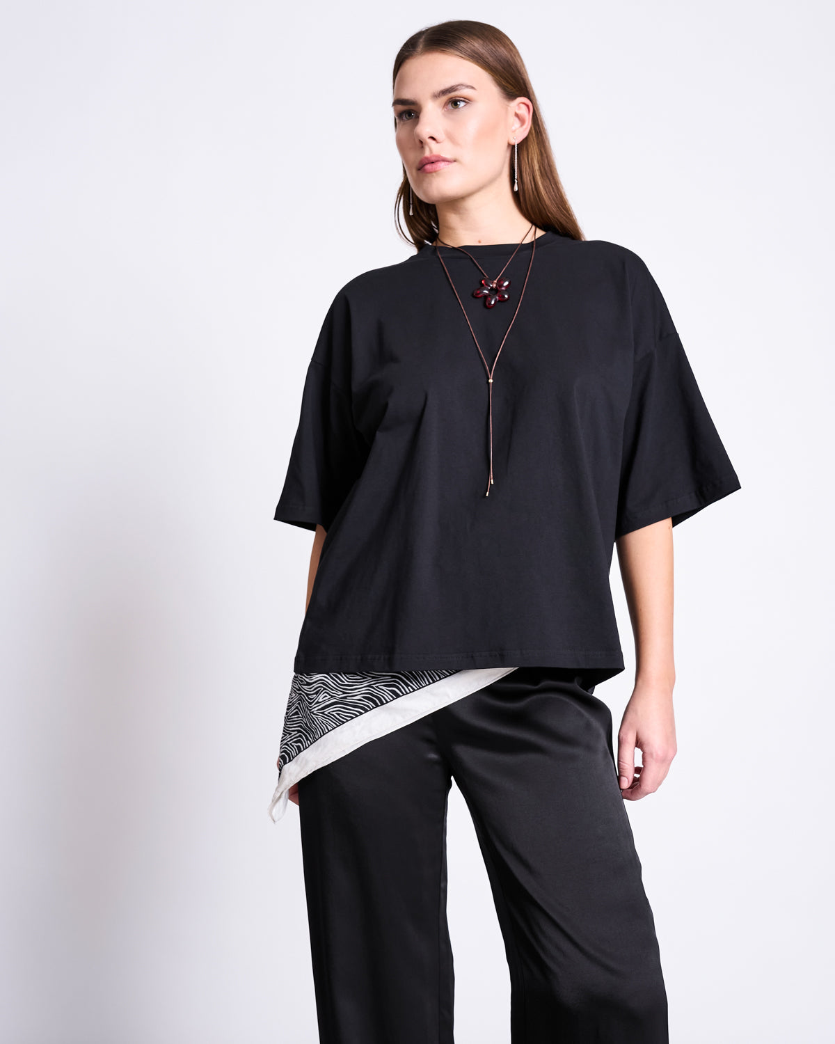 BOXY T-SHIRT TEMEL BLACK