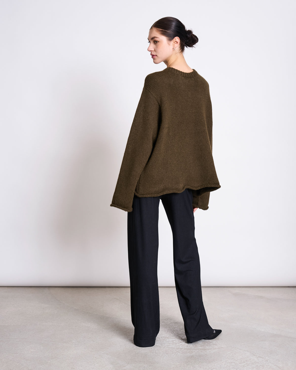 OVERSIZED ALPACA MIX JUMPER WOOLY SONA ROSEMARY