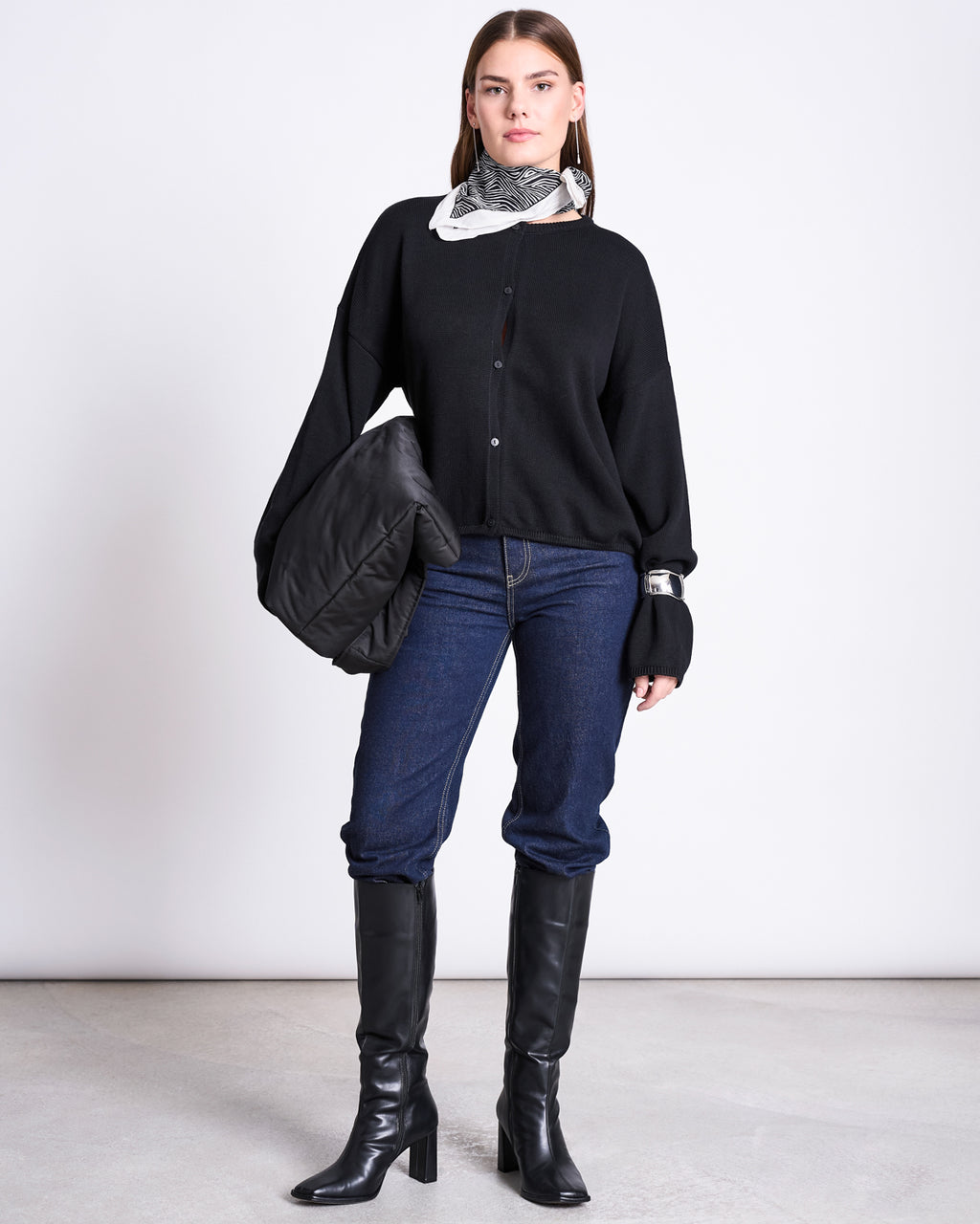 LIGHT CARDIGAN ASAS BLACK GOTS