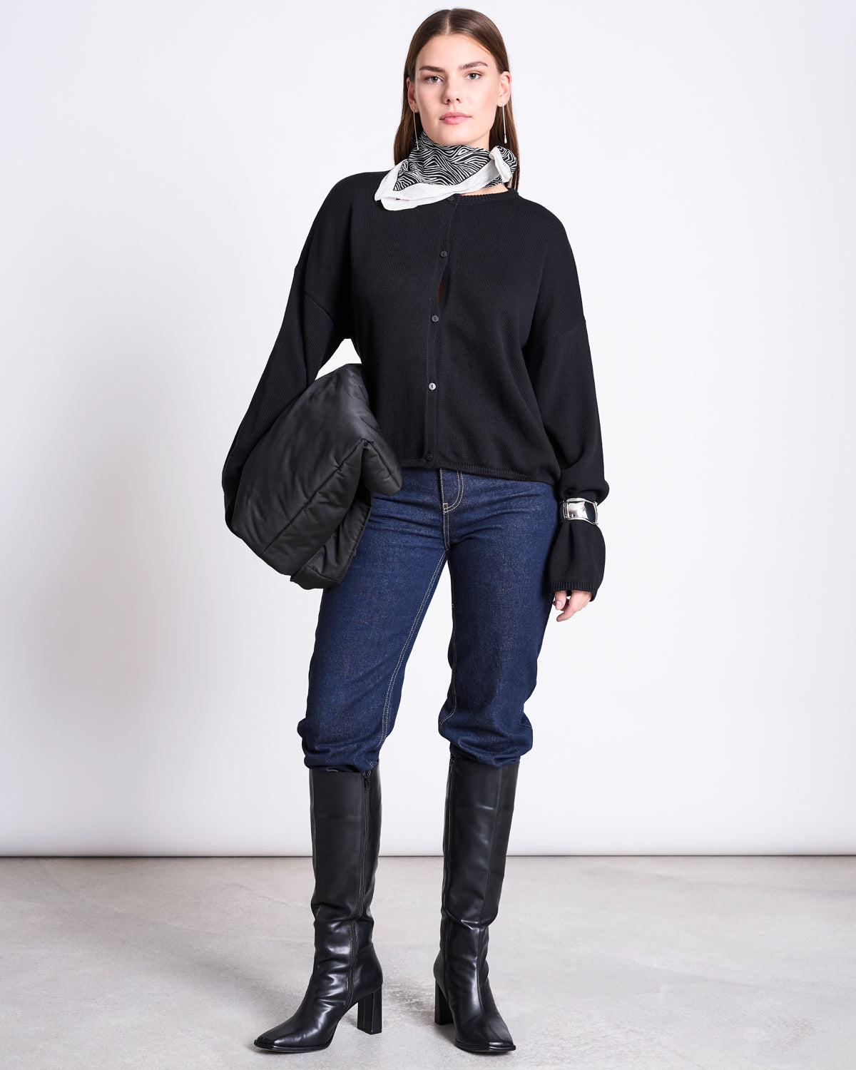 LIGHT CARDIGAN ASAS BLACK GOTS