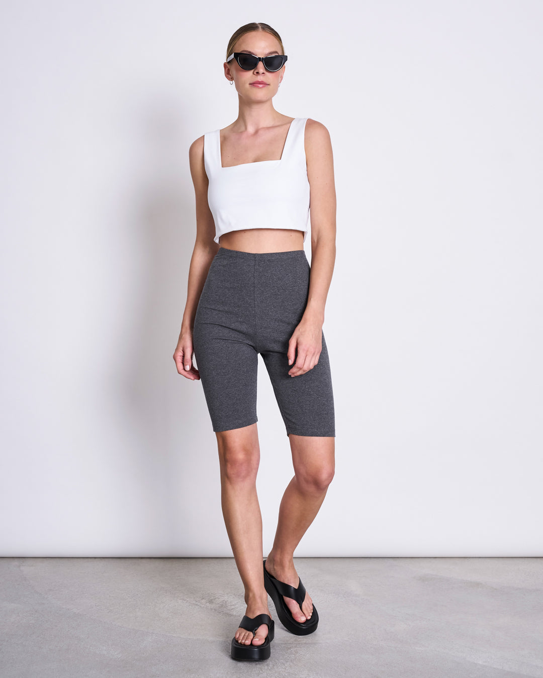 BIKER SHORTS DARK GREY