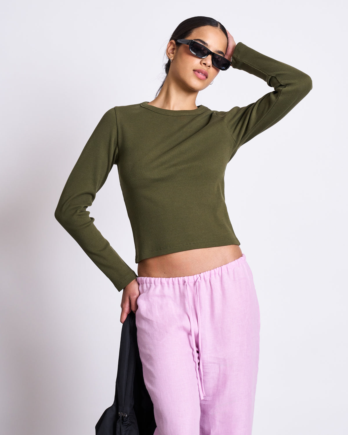 LINEN DRAWSTRING PANTS SJOV LIGHT ORCHID Pants jan-n-june 8