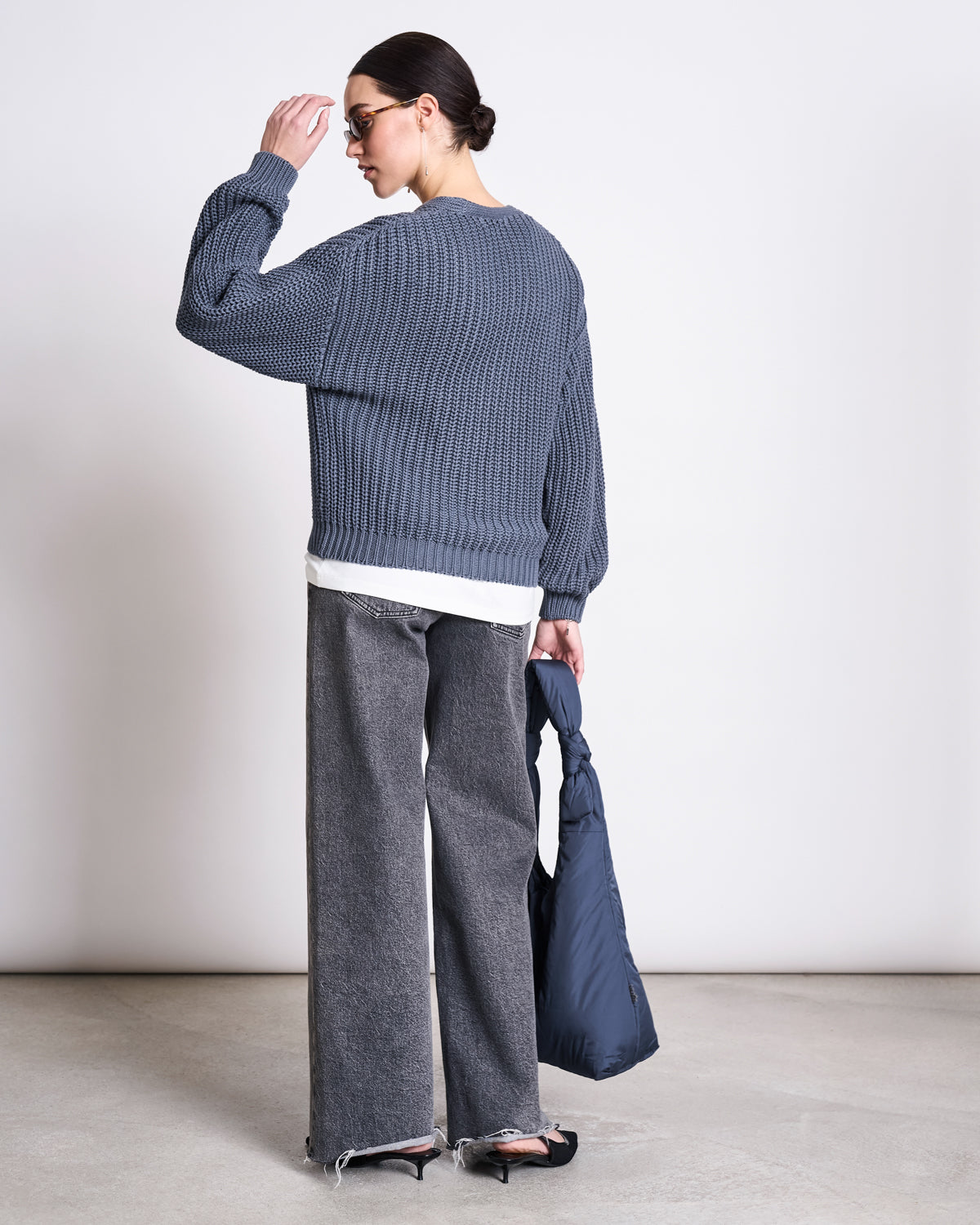 CHUNKY CARDIGAN LENA TURBULENCE GOTS