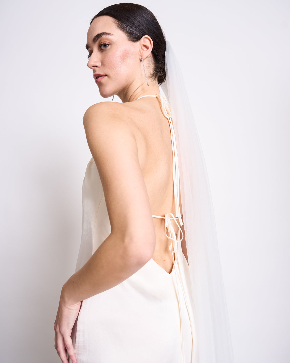 NECKHOLDER SLIPDRESS SICAYA OFFWHITE Skirt jan-n-june 2