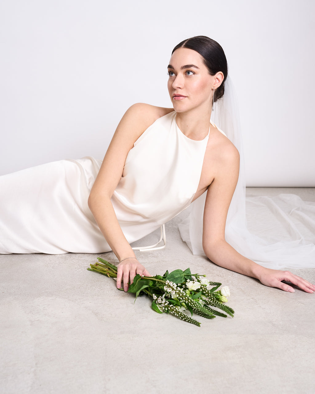 NECKHOLDER SLIPDRESS SICAYA OFFWHITE Skirt jan-n-june 5