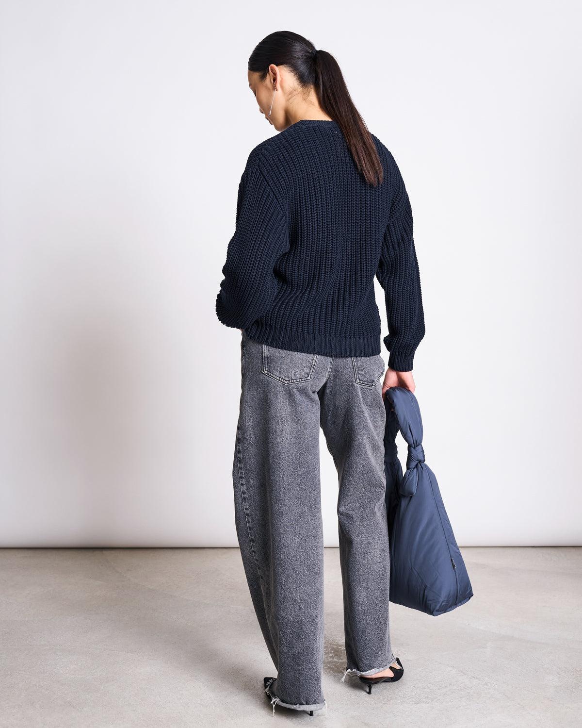 CHUNKY CARDIGAN LENA NIGHTFALL GOTS